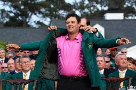 Patrick Reed con la &#039;giacca verde&#039;