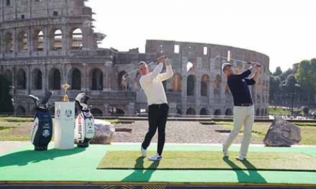 Luke Donald e Zach Johnson al Tempio di Venere