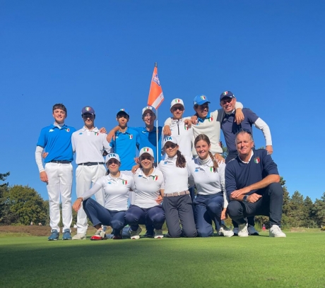 La squadra azzurra