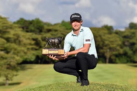 Justin Harding premiato (Getty Images)