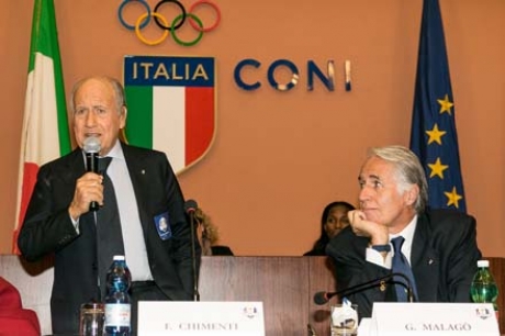 Franco Chimenti e Giovanni Malagò