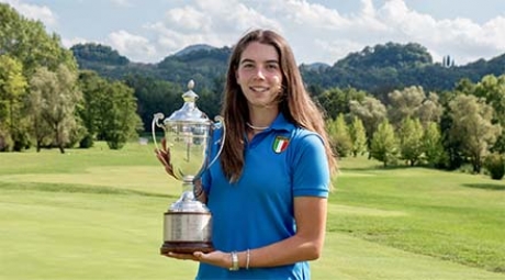 Matilde Partele con il trofeo