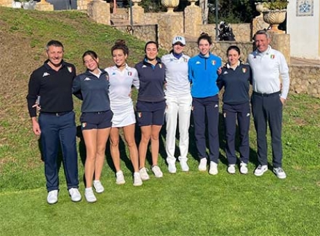 Il team azzurro in Portogallo